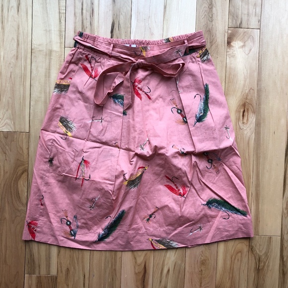 LL Bean Poplin Skirt - Picture 5 of 9